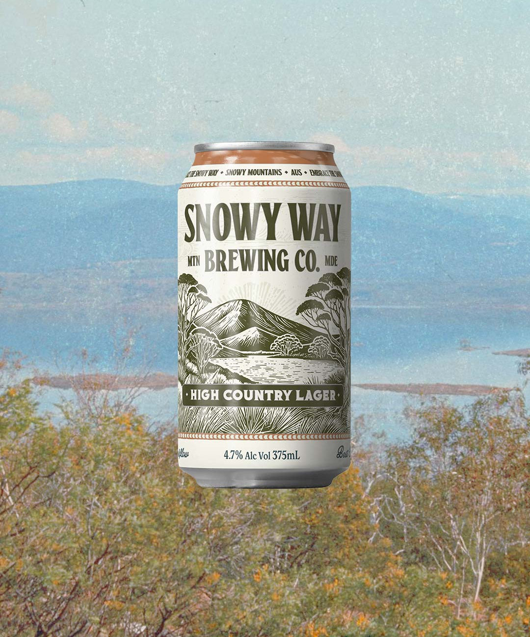 Snowy Way Brewing Co. High Country Lager Case 16pk