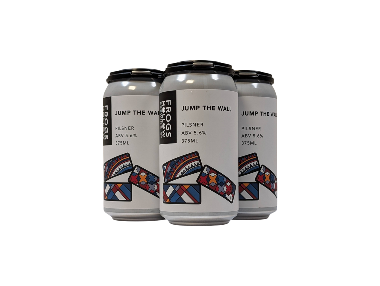 Frogs Hollow Brewing Co. 'Jump the Wall Pilsner' 375ml Case 24