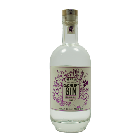 Aisling Classic Dry Pepperberry Gin 45%