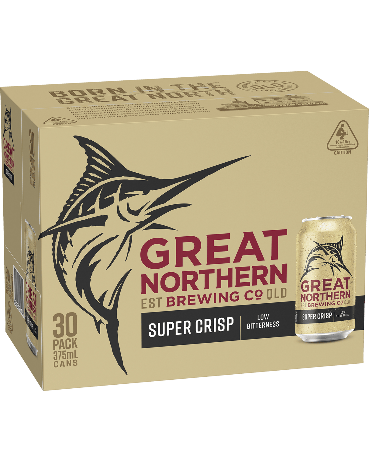 Great Northern Brewing Co. Super Crisp 3.5% Lager 30 Pack Cans 375mL