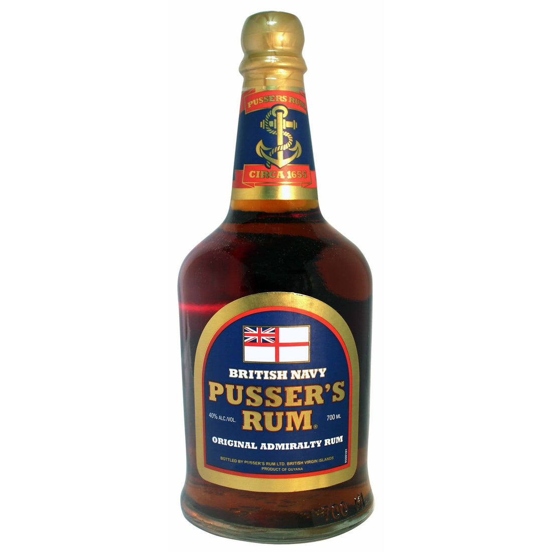 Pussers Navy Rum Blue Label 700ml