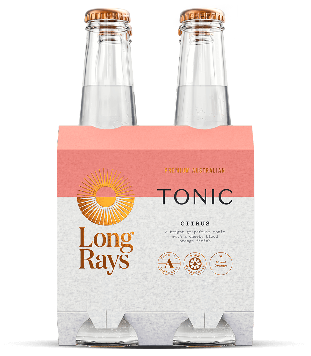 Long Rays 'Citrus Blood Orange & Grapefruit Tonic' 4pk