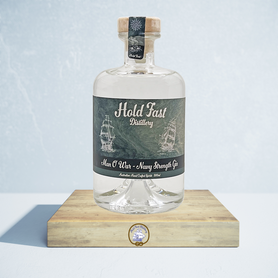 Hold Fast Man O War Navy Gin 58%