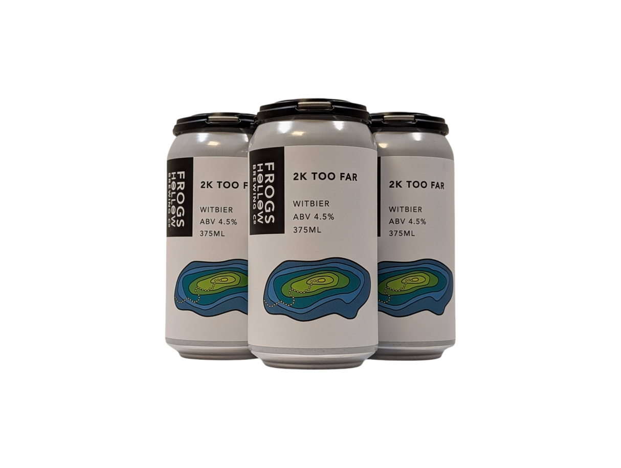 Frogs Hollow Brewing Co. '2K Too Far Witbier' 375ml Case 24