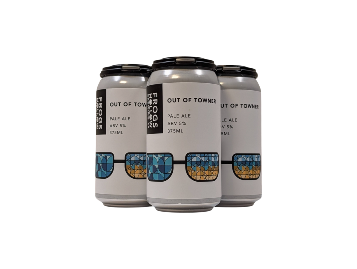 Frogs Hollow Brewing Co. 'Out of Towner Pale Ale' 375ml Case 24