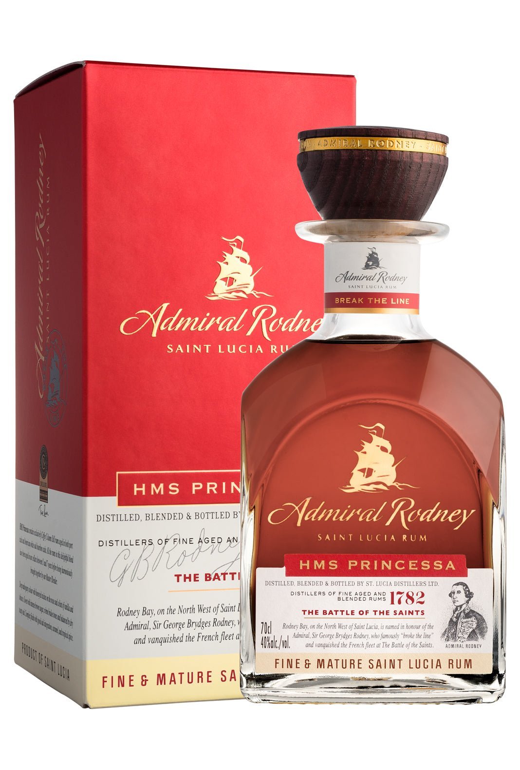 Admiral Rodney HMS Princessa 700ml 40%