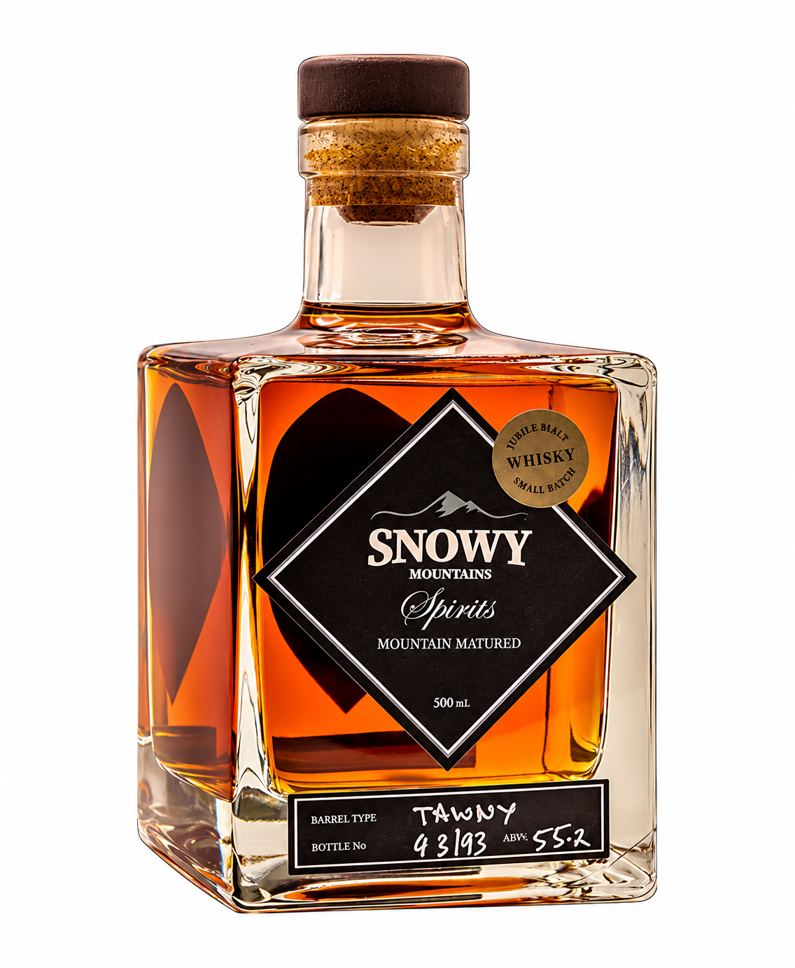 Snowy Mountain Spirits Tawny Cask Whisky 55% 500ml