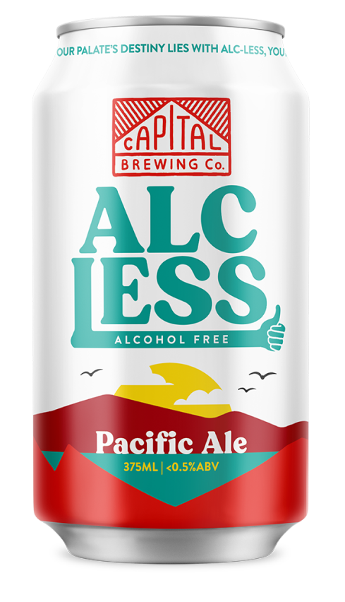 Capital Brewing Co. Alc-Less Pacific Ale Case 16