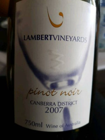 Lambert Vineyard Canberra Pinot Noir