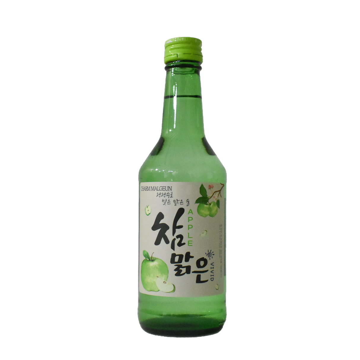 Charm Malgeun Soju Apple 13.5%  Case 20