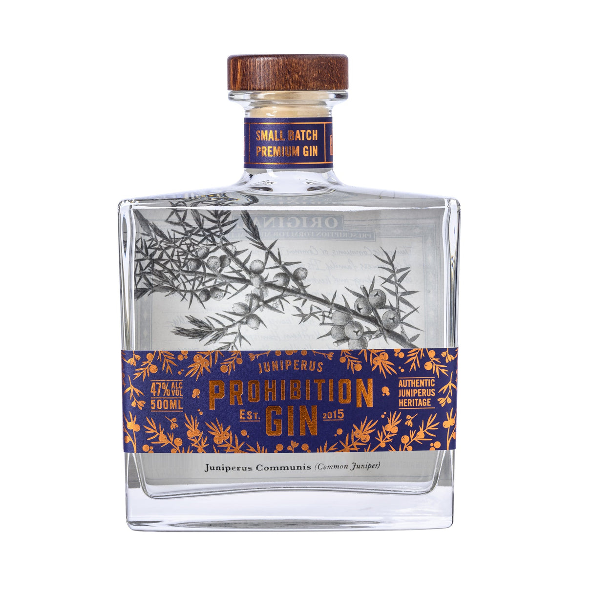 Prohibition Juniperus Gin 47% 500ml