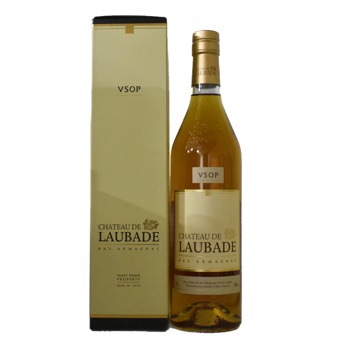 Chateau De Laubade Bas Armagnac VSOP 700ml 40% – Farrah's Liquor