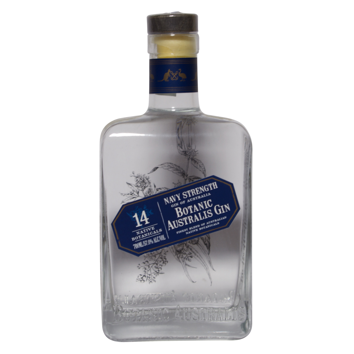 Mt Uncle Botanic Australis Navy Strength Overproof Gin 700ml