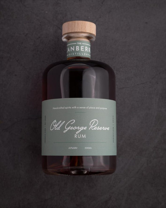 Canberra Distillery Old George Reserve Rum 500ml