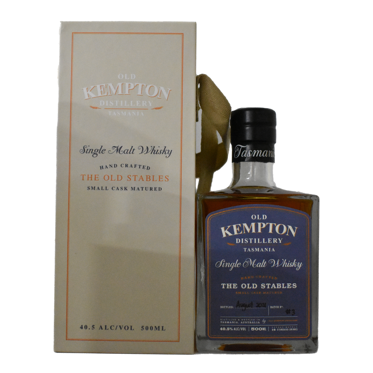 Old Kempton Tasmanian The Old Stables Single Malt 500ml 40.5%