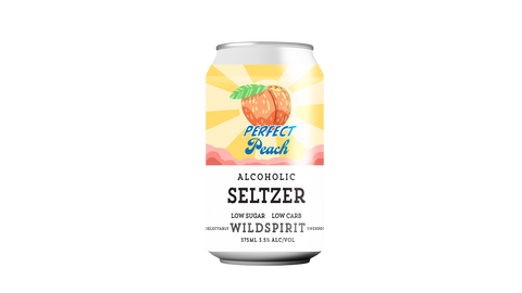 Wild Spirit Perfect Peach Alcoholic Sparkling Water Case 24