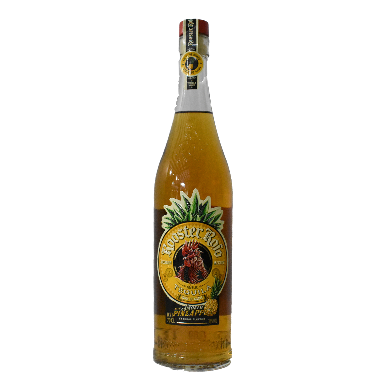 Rooster Rojo Smoked Pineapple Tequila 38% 700ml