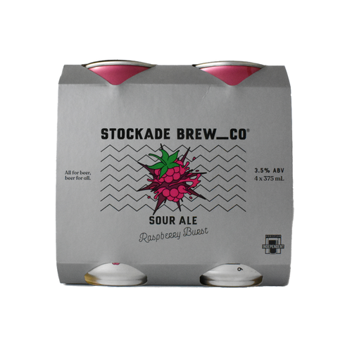 Stockade Raspberry Burst Sour Ale 4 pack