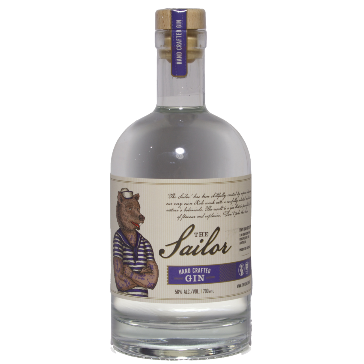 Tiny Bear Sailor Gin 700ml Overproof