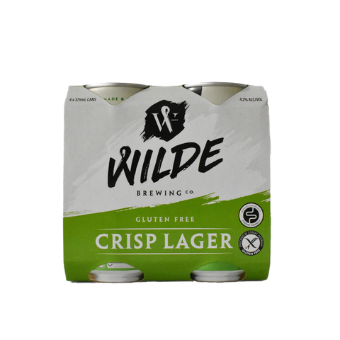 Wilde Glutin Free Lager Cans 4 Pack