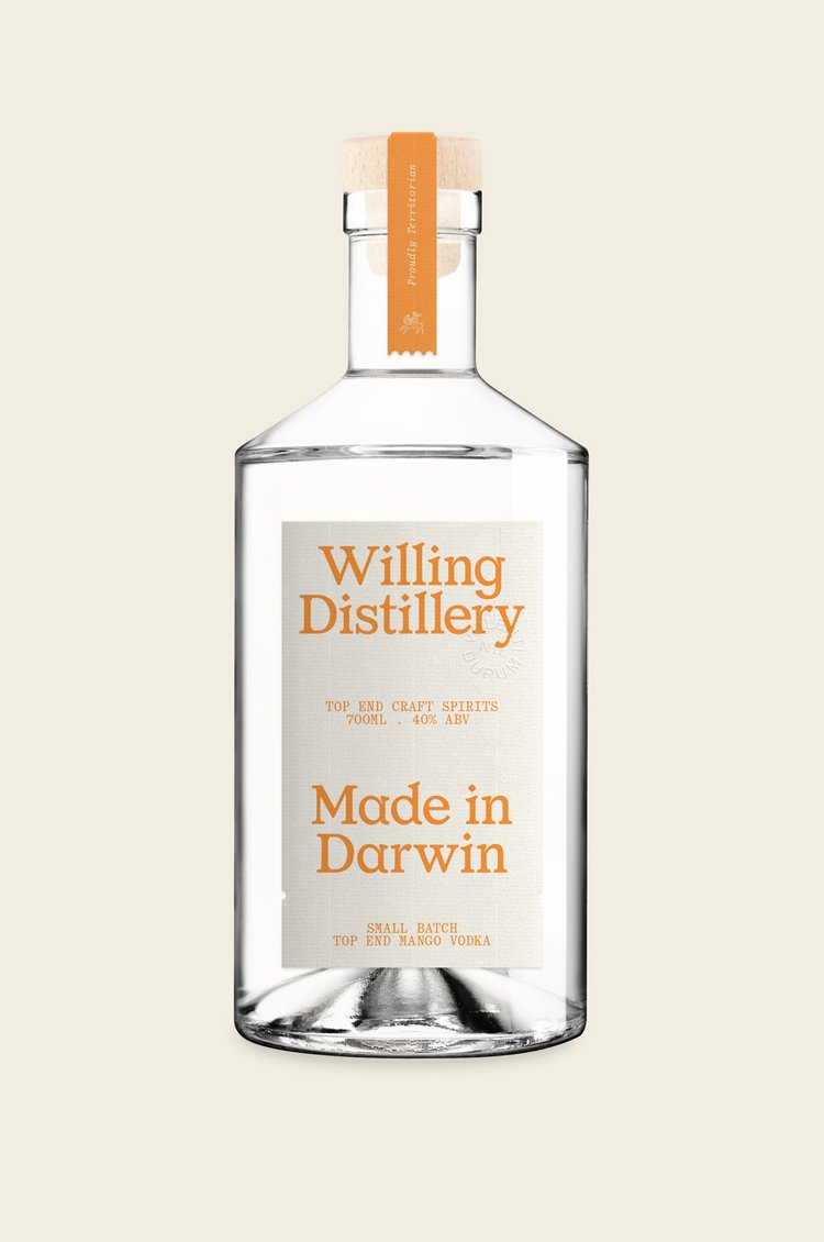 Willing Distillery Top End Mango Vodka 700ml